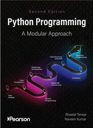 Python Programming, A Modular Approach, Sheetal T., Naveen R. Python Programming, A Modular Approach, Sheetal T., Naveen R.